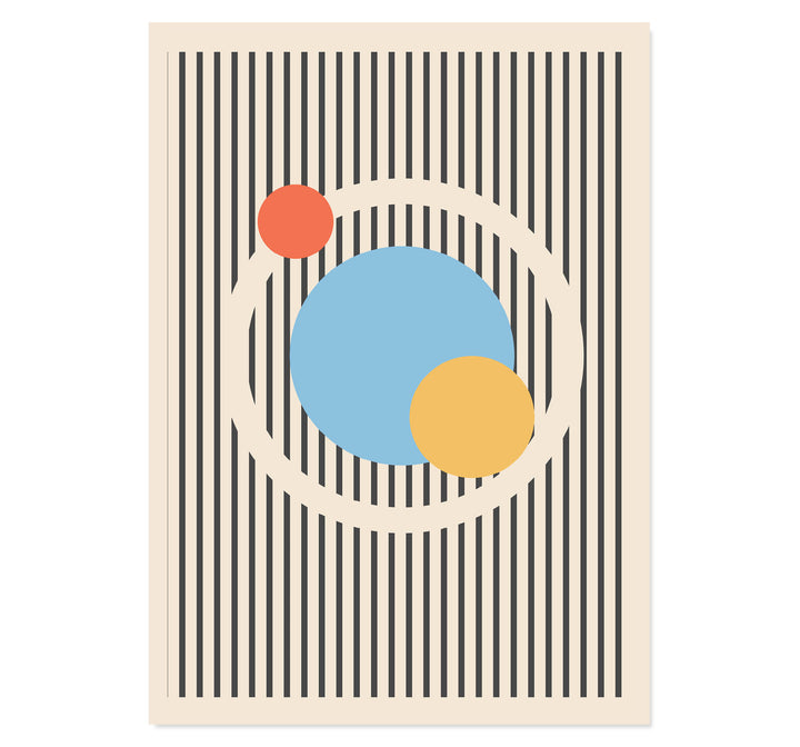 Cosmic Circles Art Print