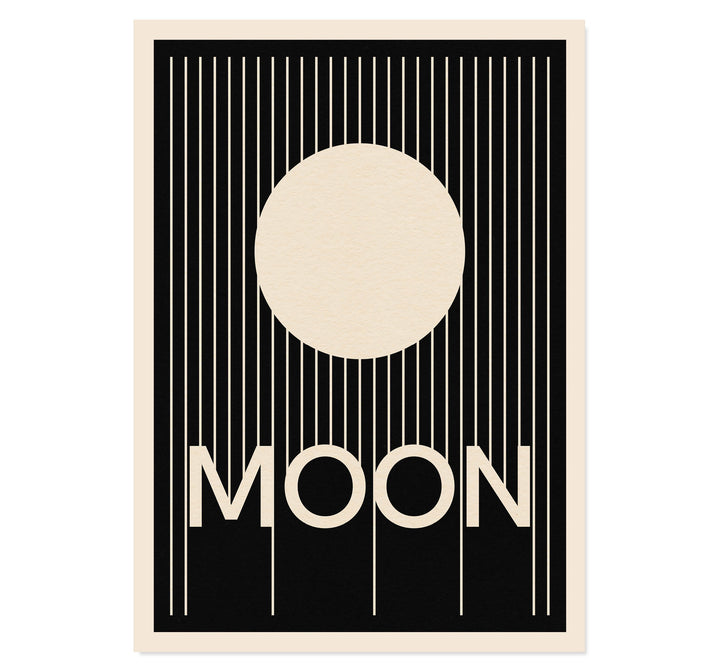 Moon by Rosi Feist Art Print