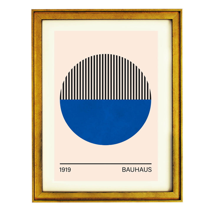 Bauhaus Blue No. 1 Art Print