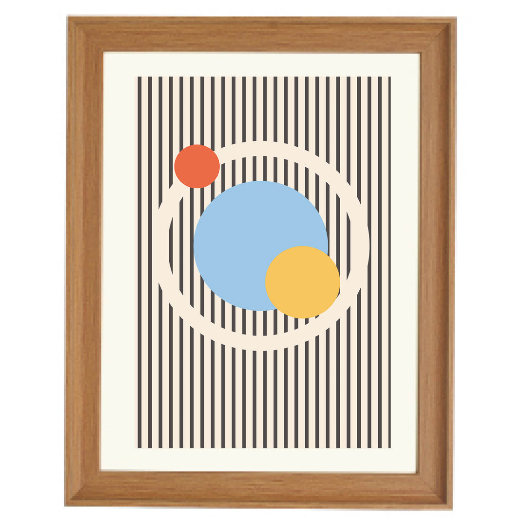 Cosmic Circles Art Print