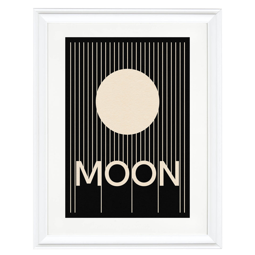 Moon by Rosi Feist Art Print