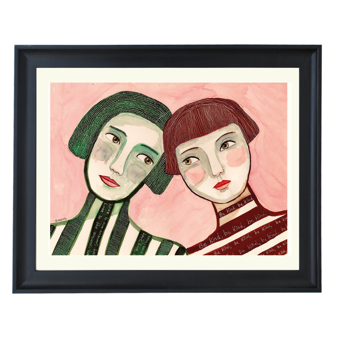 Twin Flames Art Print