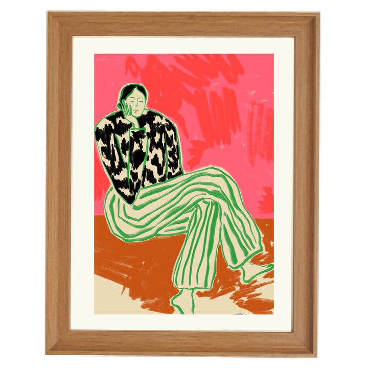 The Calm Woman Art Print