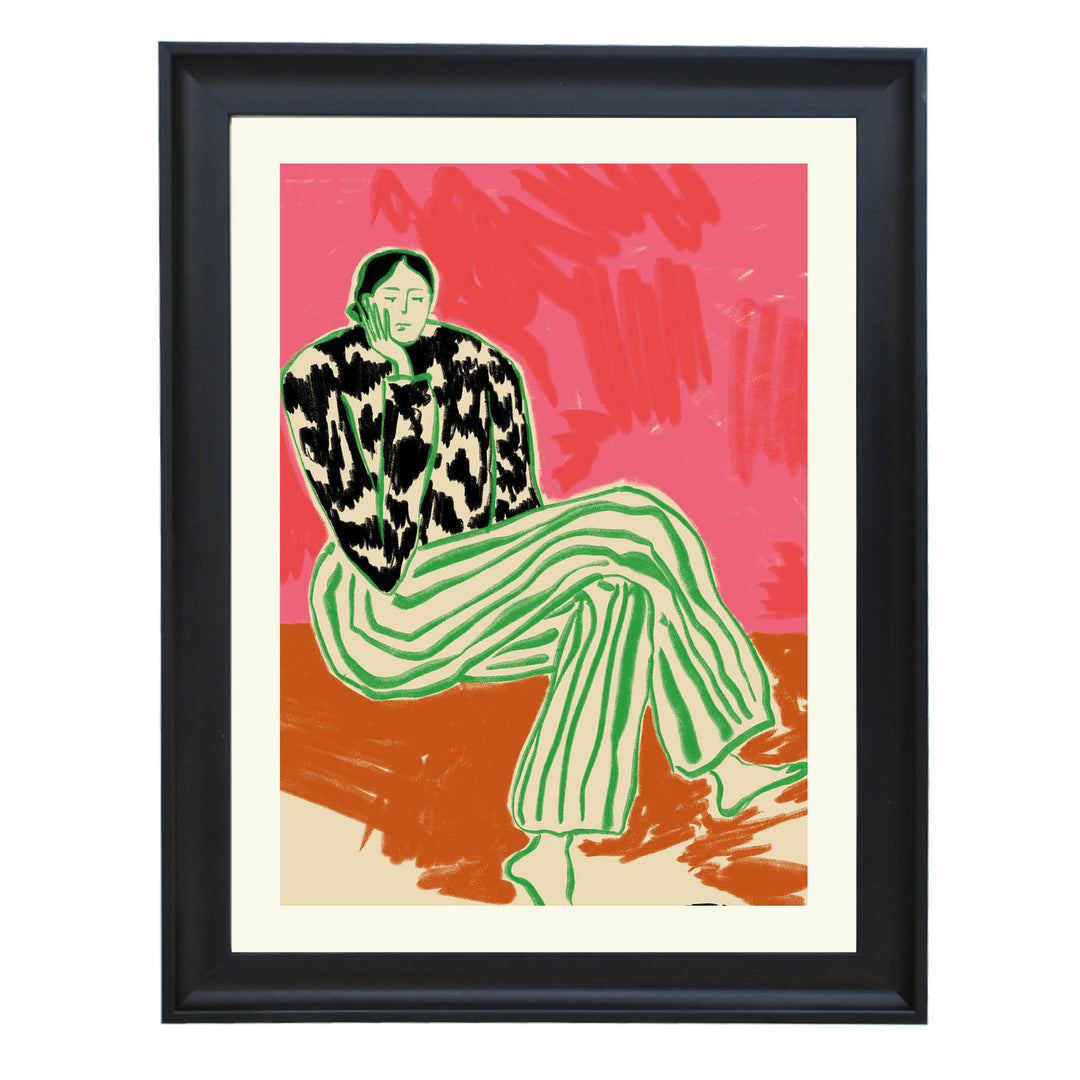 The Calm Woman Art Print