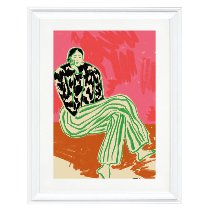 The Calm Woman Art Print