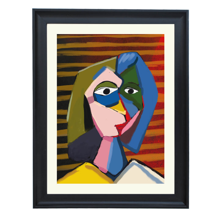 Cubist Muse Art Print