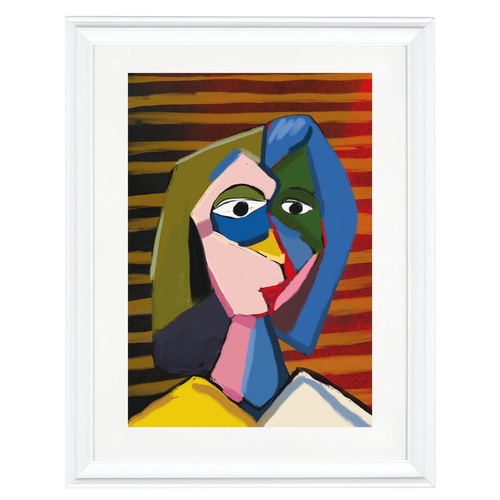 Cubist Muse Art Print