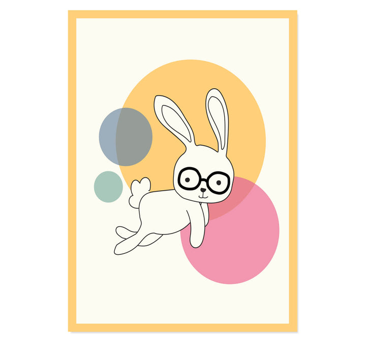 Castor the Space Rabbit Art Print