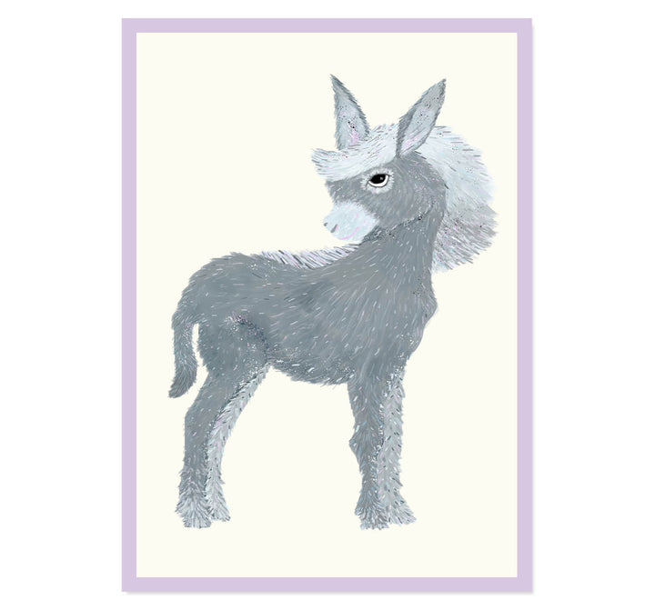 Delilah the Donkey Art Print