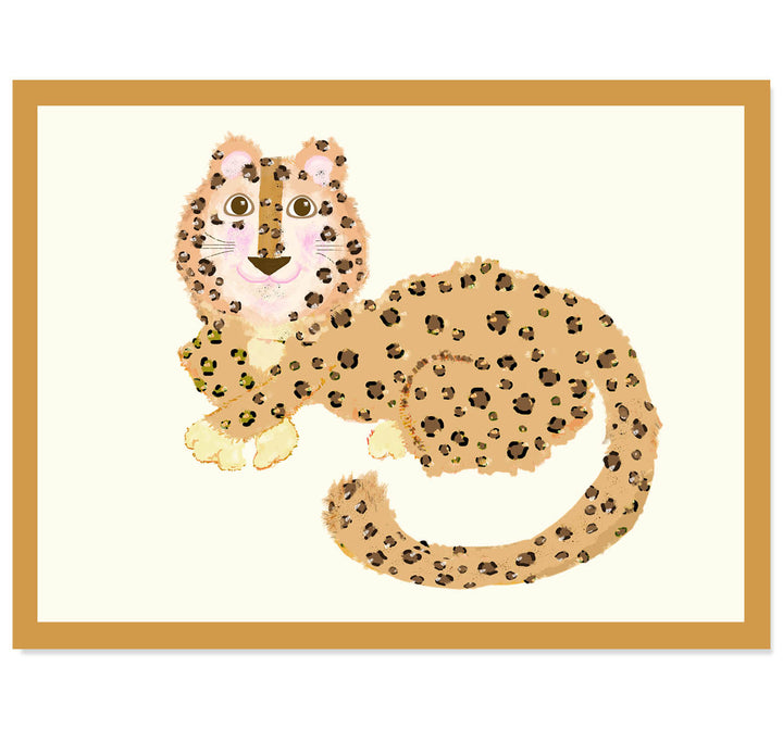 Lenny the Leopard Art Print