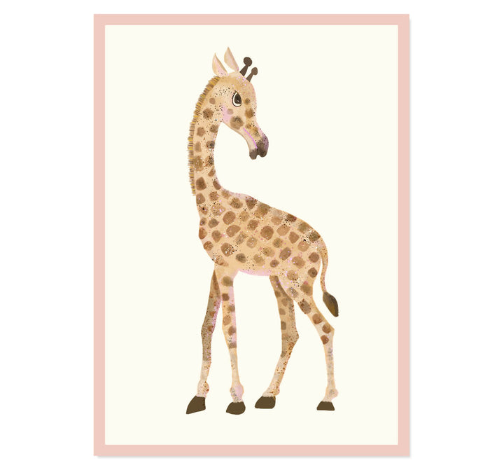 Gary the Giraffe Art Print