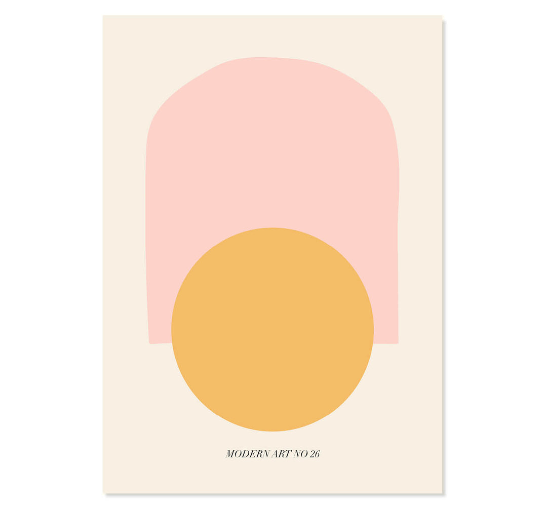 Modern Abstract Ratioiso Art Print