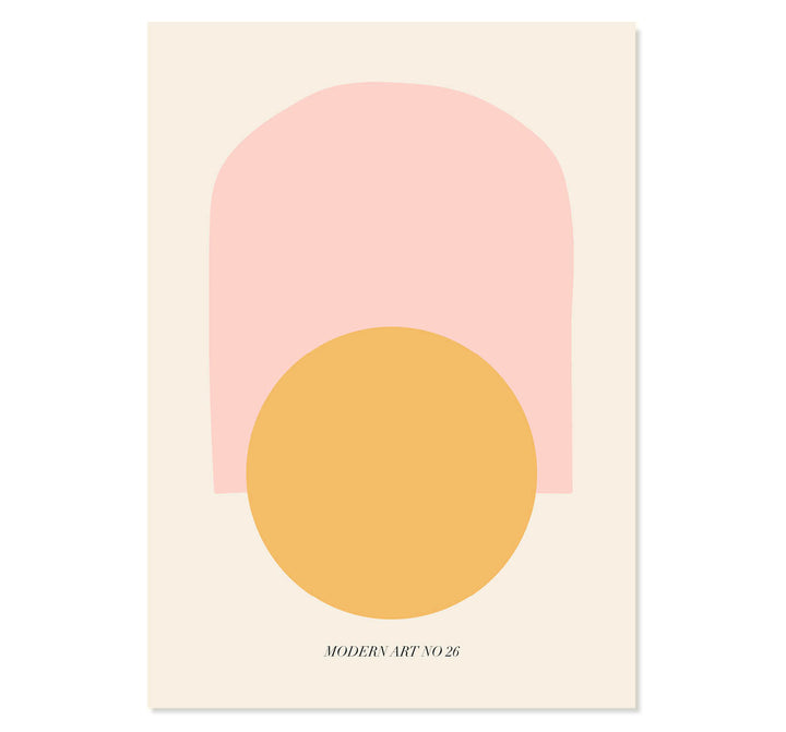 Modern Abstract Ratioiso Art Print