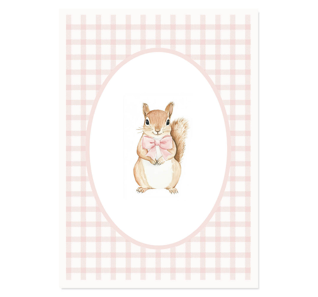 Hazel the Squirrel Art Print