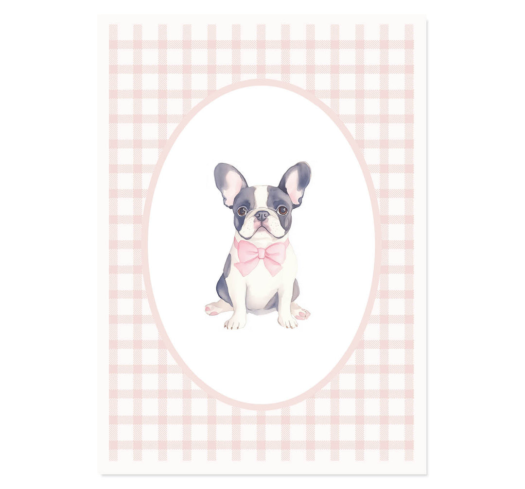 Beau the Bowtie Frenchie Art Print