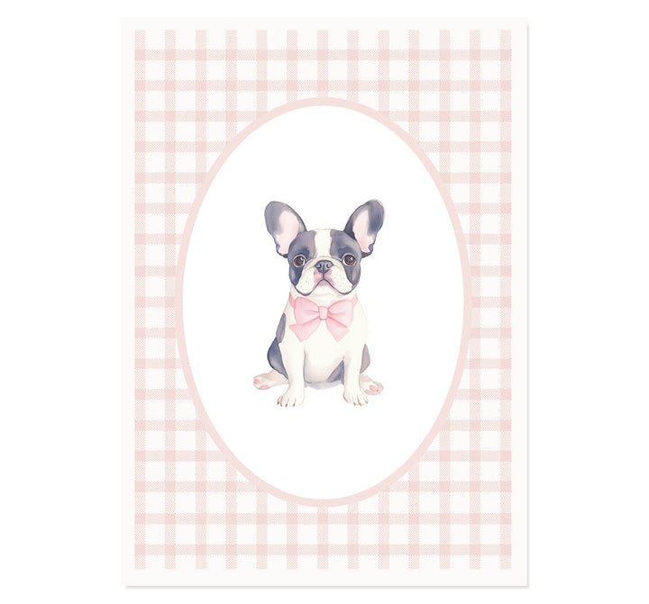 Beau the Bowtie Frenchie Art Print