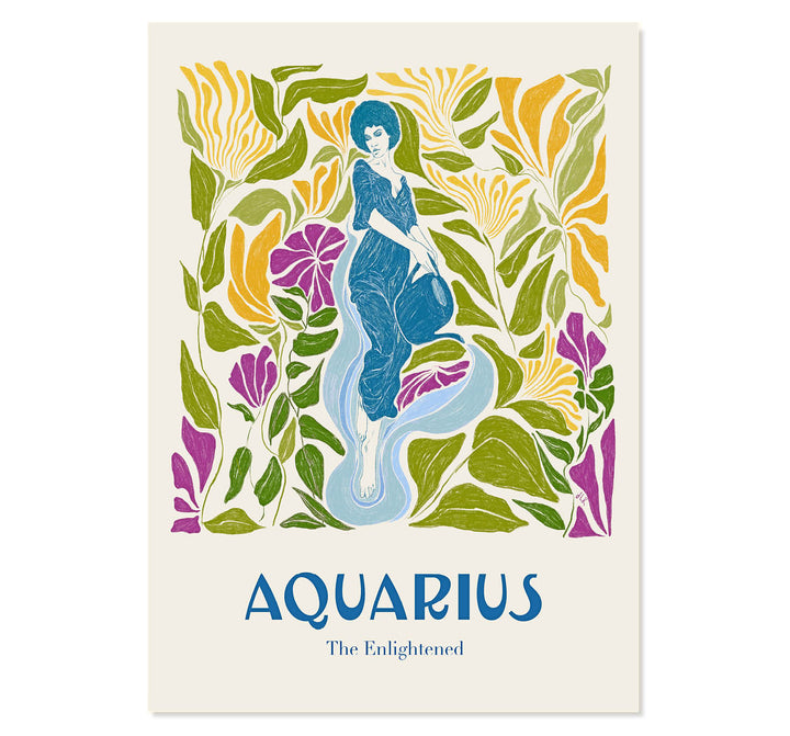 Aquarius: The Enlightened Art Print