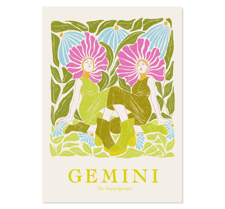 Gemini: The Doppelgänger Art Print