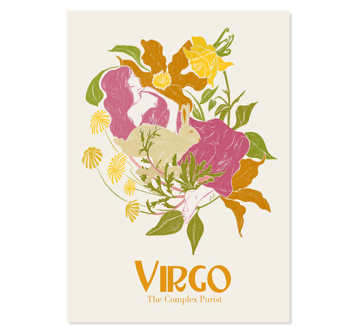 Virgo: The Complex Purist Art Print