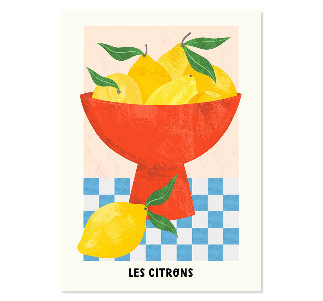 Les Citrons Art Print