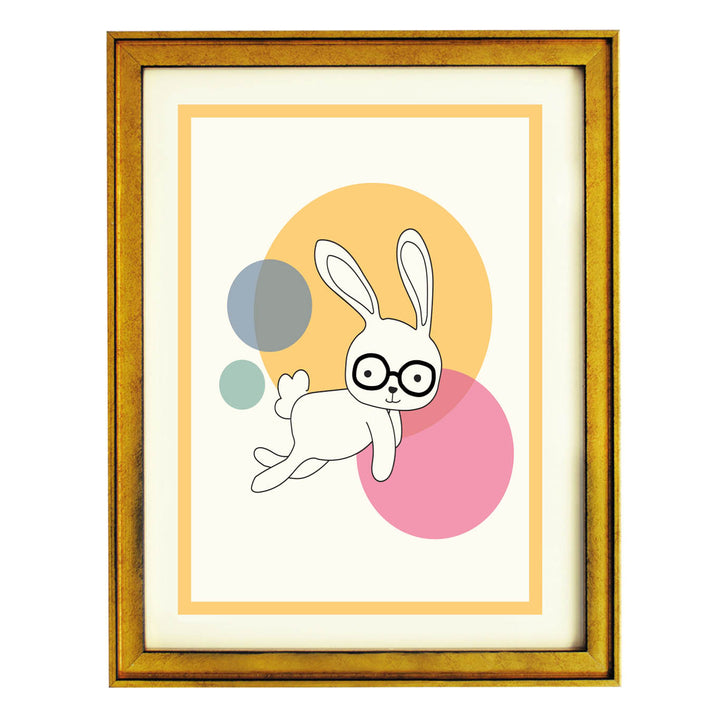 Castor the Space Rabbit Art Print