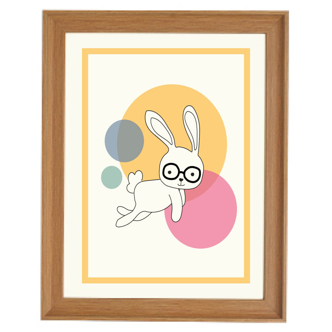 Castor the Space Rabbit Art Print