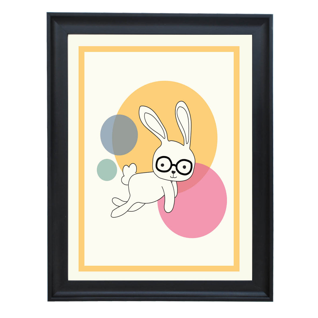 Castor the Space Rabbit Art Print