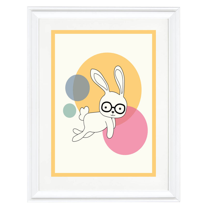 Castor the Space Rabbit Art Print