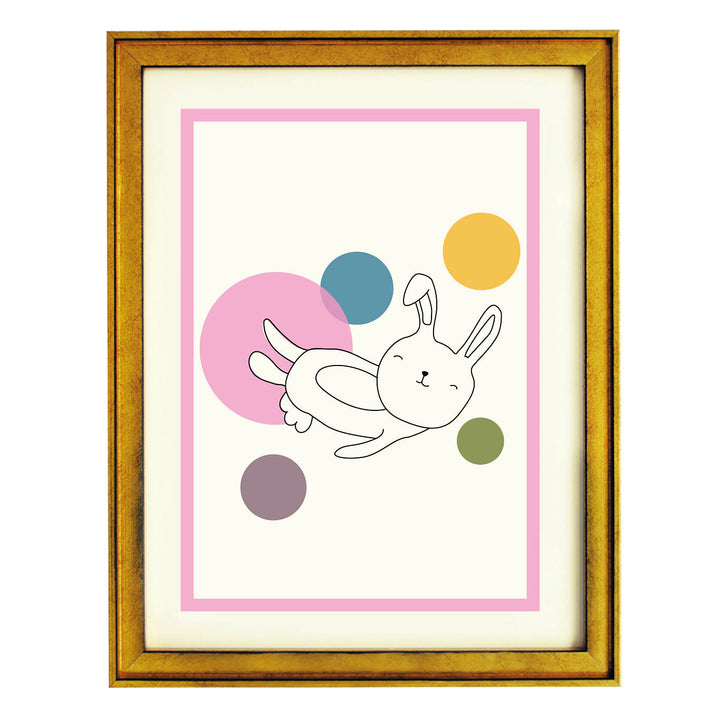 Neo the Space Rabbit Art Print