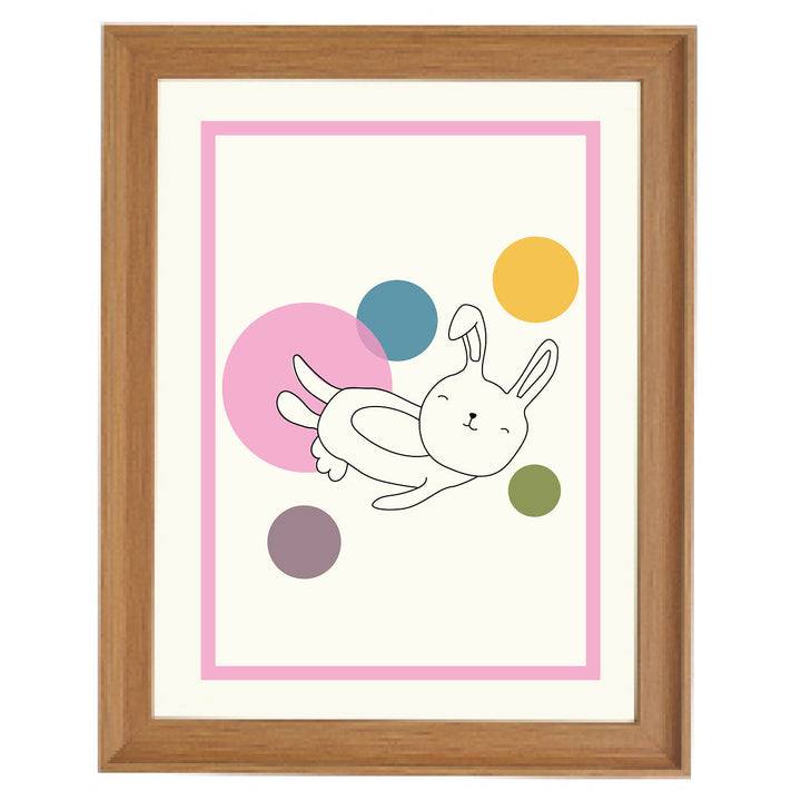 Neo the Space Rabbit Art Print