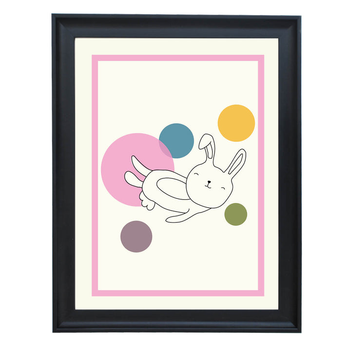 Neo the Space Rabbit Art Print