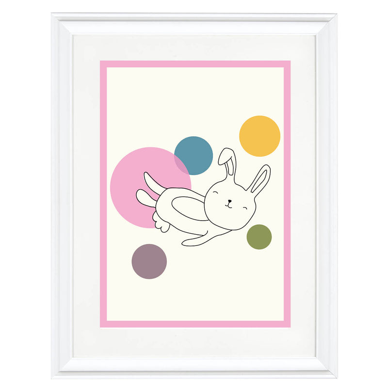 Neo the Space Rabbit Art Print