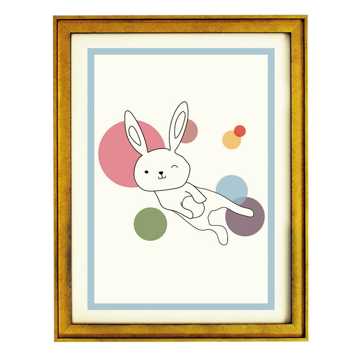 Selena the Space Rabbit Art Print