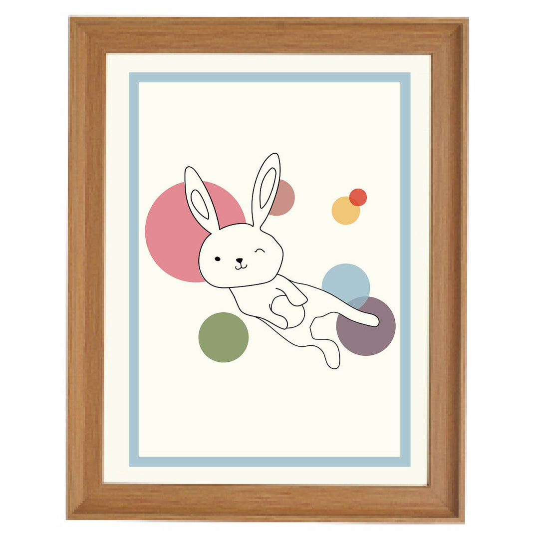 Selena the Space Rabbit Art Print