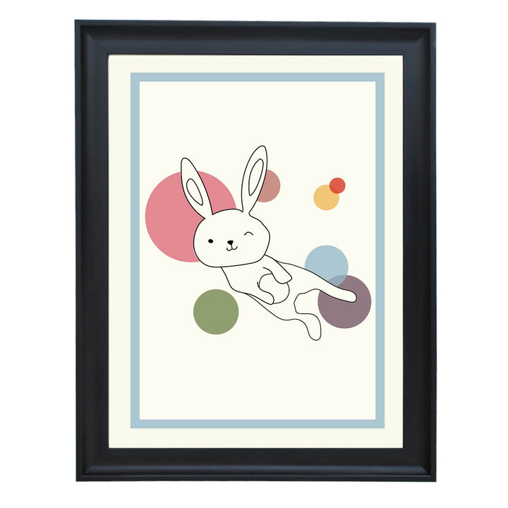 Selena the Space Rabbit Art Print