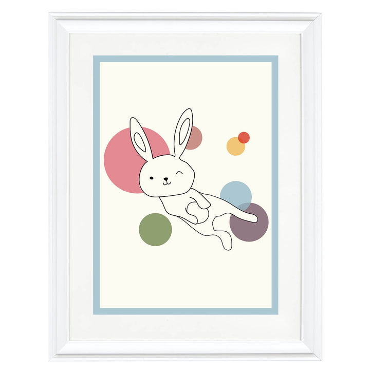 Selena the Space Rabbit Art Print