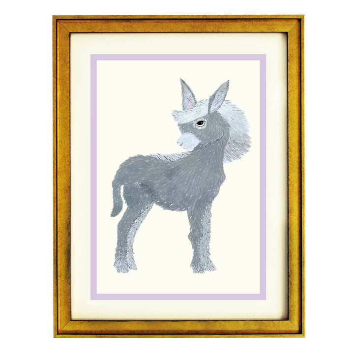 Delilah the Donkey Art Print