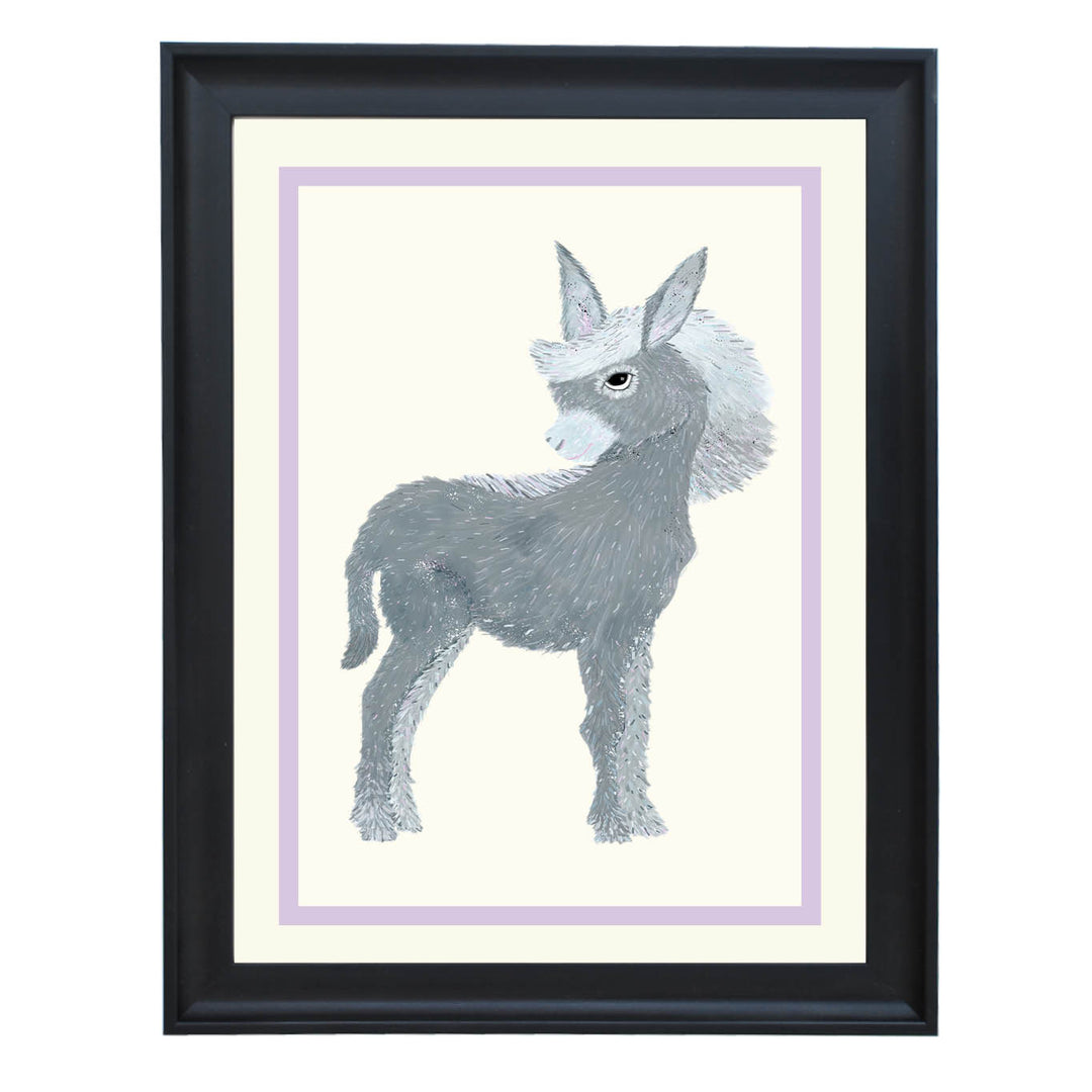 Delilah the Donkey Art Print