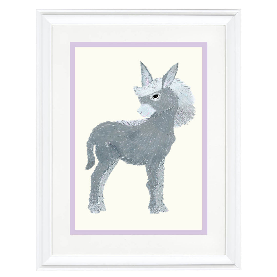 Delilah the Donkey Art Print