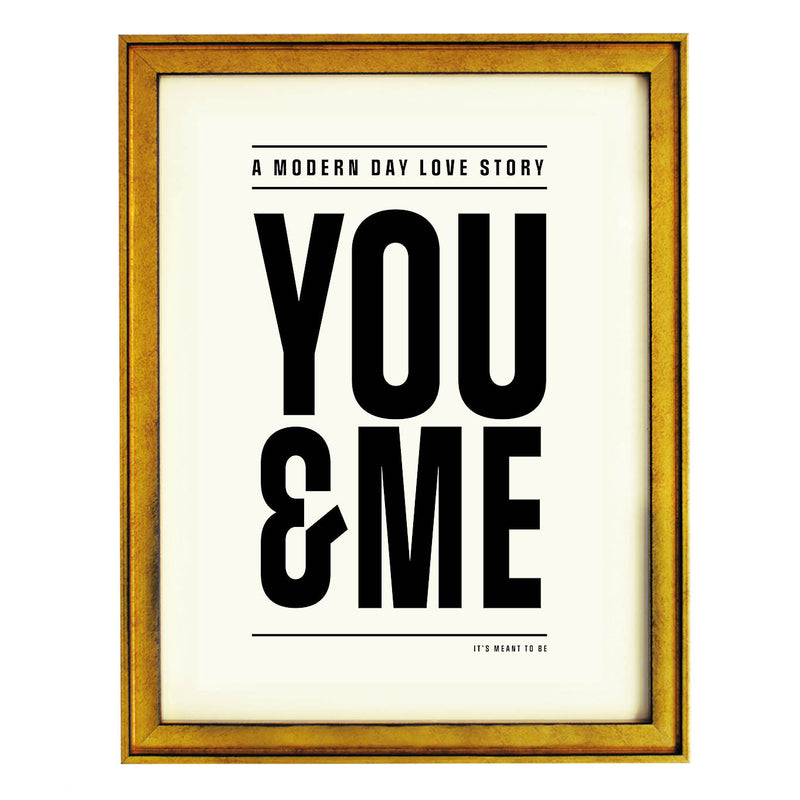 Modern Day Love Story Art Print