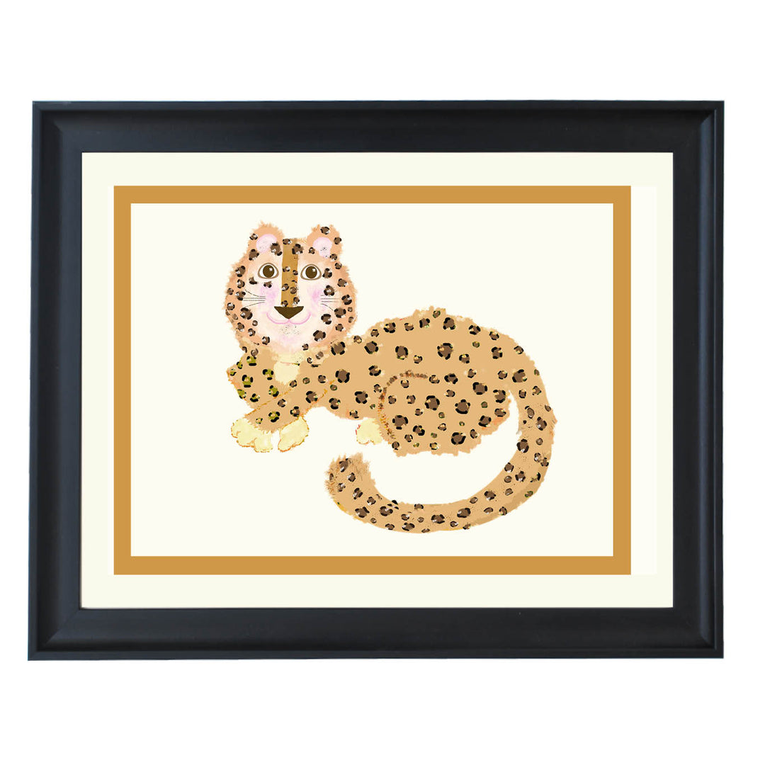 Lenny the Leopard Art Print