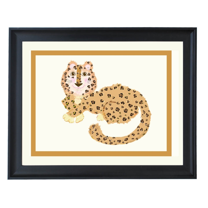 Lenny the Leopard Art Print