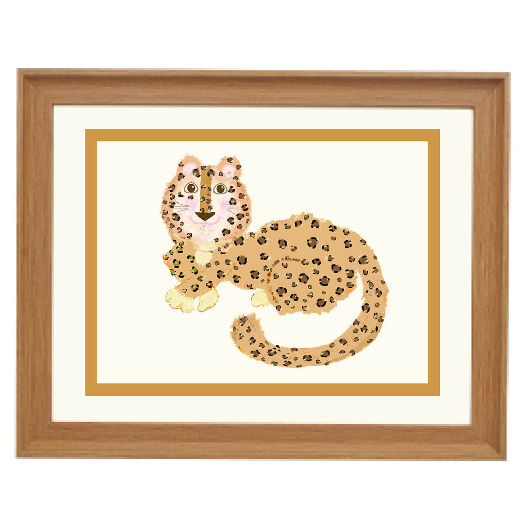 Lenny the Leopard Art Print