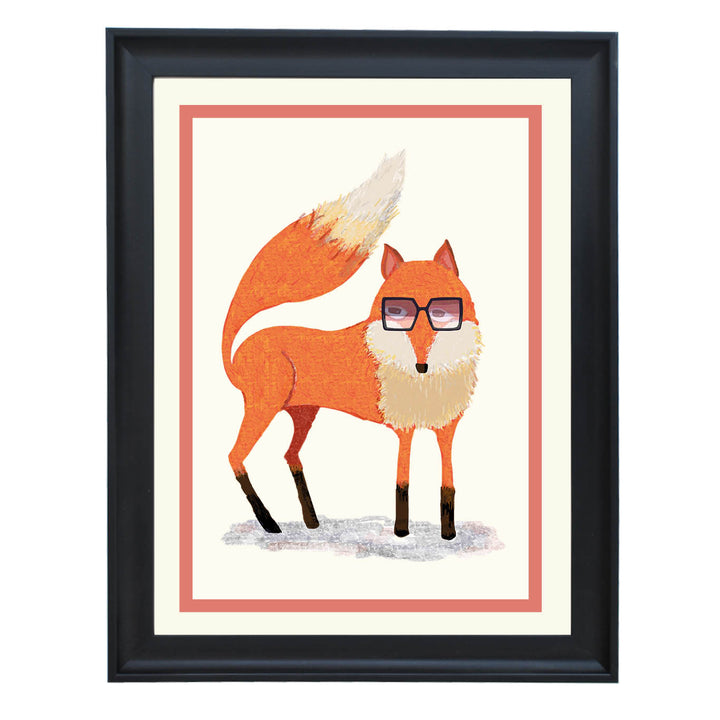 Fox with Sunglasses Art Print