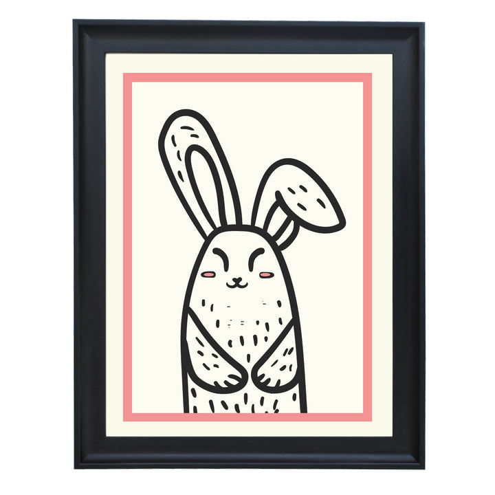 Hoppy Bunny Art Print