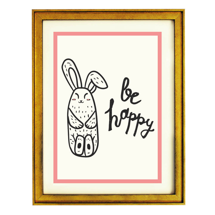 Happy Bunny Art Print