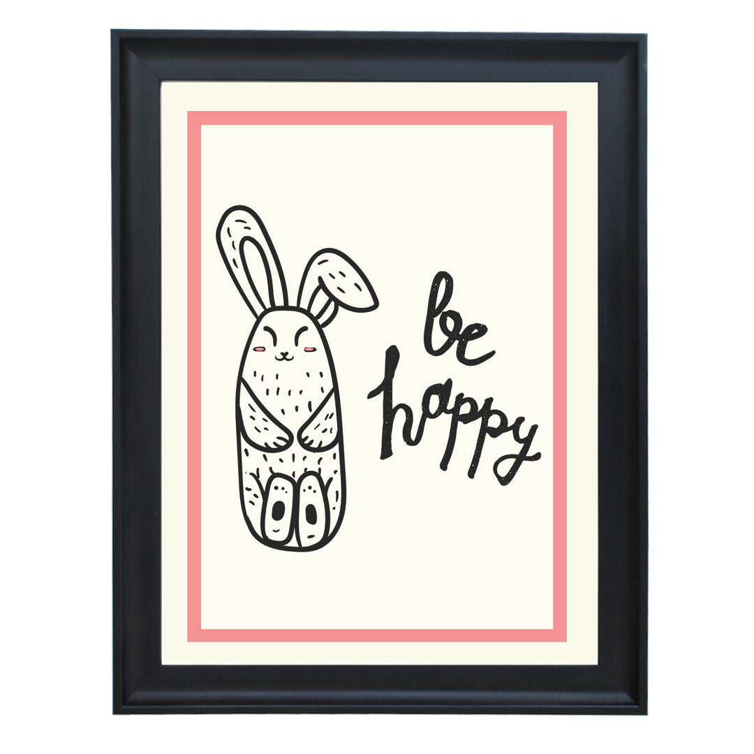 Happy Bunny Art Print