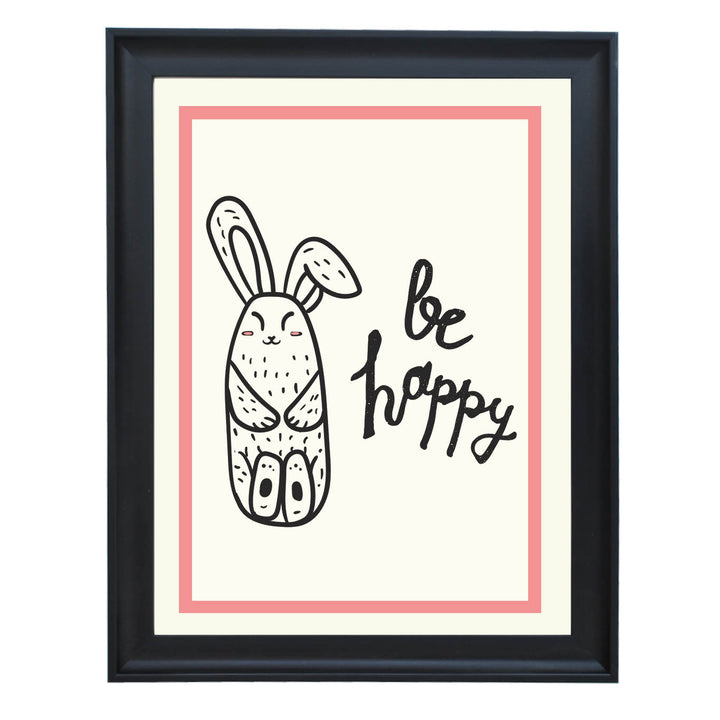 Happy Bunny Art Print