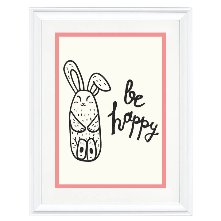 Happy Bunny Art Print