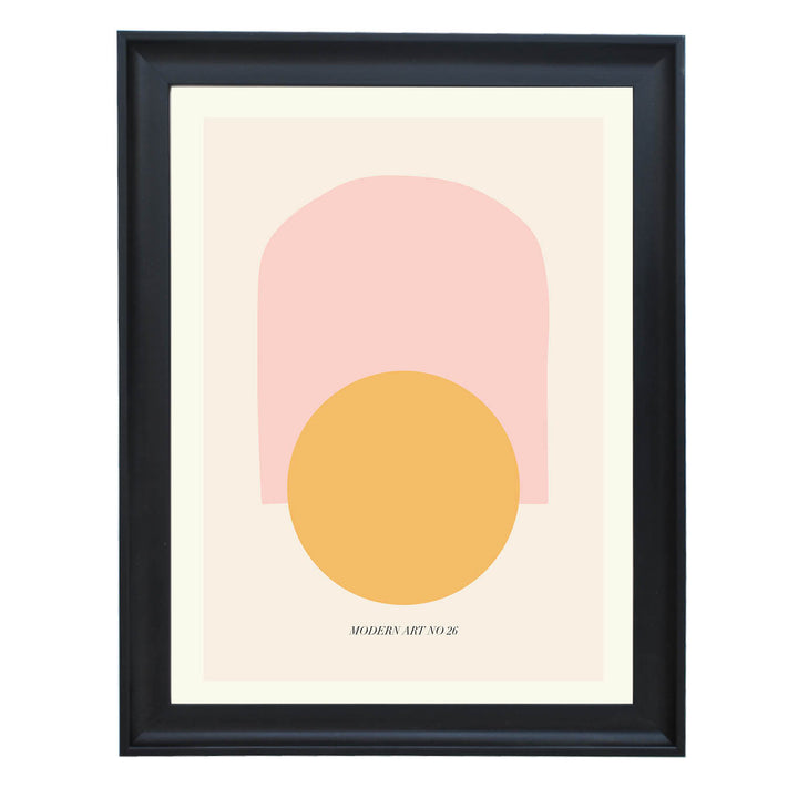 Modern Abstract Ratioiso Art Print